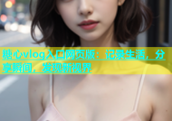糖心vlog入口网页版：记录生活，分享瞬间，发现新视界