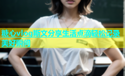 糖心vlog斯文分享生活点滴轻松记录美好瞬间