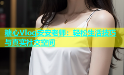 糖心Vlog安安老师：轻松生活技巧与真实社交空间