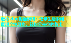 糖心vlog封面模特：记录生活瞬间，展现个性风格，轻松分享你的故事