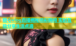 糖心vlog直播揭秘精彩瞬间 实时互动分享生活点滴
