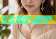 糖心vlog旅行女主角，记录美好瞬间，分享旅行故事，探索新世界