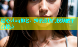糖心vlog排名：探索最热门视频的平台特点