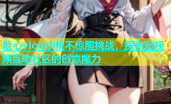 糖心vlog小桃不惊醒挑战，探索短视频互动社区的创意魔力
