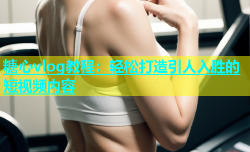 糖心vlog教程：轻松打造引人入胜的短视频内容