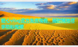 糖心vlog官方免费观看，随时随地尽享精彩视频
