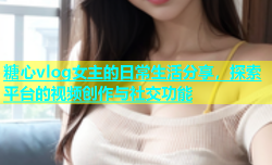 糖心vlog女主的日常生活分享，探索平台的视频创作与社交功能