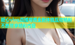 糖心vlog直播观看全新体验互动精彩不断尽享精彩内容