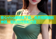 糖心vlog破解版下载，免费视频编辑神器，轻松创作精彩内容