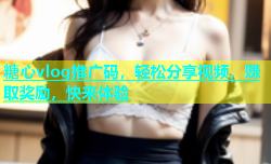糖心vlog推广码，轻松分享视频，赚取奖励，快来体验