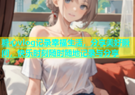 糖心vlog记录幸福生活，分享美好瞬间，快乐时刻随时随地记录与分享