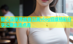 糖心深夜释放自己美vlog旧版精彩分享记录生活点滴