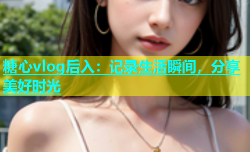 糖心vlog后入：记录生活瞬间，分享美好时光