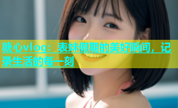 糖心vlog：表妹假期的美好瞬间，记录生活的每一刻