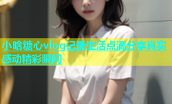 小晗糖心vlog记录生活点滴分享真实感动精彩瞬间