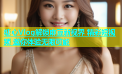 糖心Vlog解锁麻豆新视界 精彩短视频 邀你体验无限可能