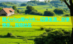 糖心vlog喵wink：记录生活，分享快乐，互动社区