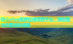 糖心vlog视频在线观看平台，随时随地观看精彩视频