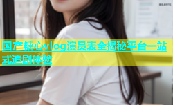 国产糖心vlog演员表全揭秘平台一站式追剧体验