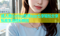 成人糖心vlog视频app七享轻松分享私密生活精彩瞬间