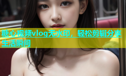 糖心视频vlog无水印，轻松剪辑分享生活瞬间