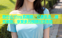 糖行心Vlog官网版：记录生活，结交朋友，享受多元视频社交体验