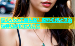 糖心vlog安装失败？探索视频社区的独特功能和解决方案