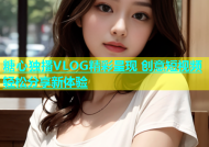 糖心独播VLOG精彩呈现 创意短视频轻松分享新体验