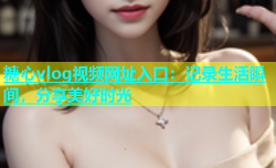糖心vlog视频网址入口：记录生活瞬间，分享美好时光