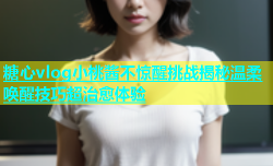 糖心vlog小桃酱不惊醒挑战揭秘温柔唤醒技巧超治愈体验