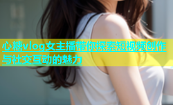 心糖vlog女主播带你探索短视频创作与社交互动的魅力