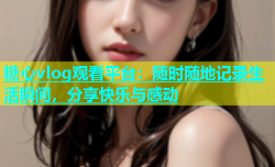 糖心vlog观看平台：随时随地记录生活瞬间，分享快乐与感动