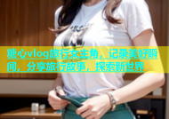 糖心vlog旅行女主角，记录美好瞬间，分享旅行故事，探索新世界
