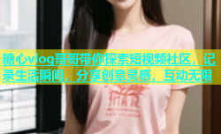 糖心vlog哥哥带你探索短视频社区，记录生活瞬间，分享创意灵感，互动无限