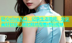 糖心vlog入口：记录生活瞬间，分享美好时刻，随时随地观看精彩视频