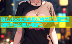 糖心vlog女主角排行榜第几？探索短视频平台的魅力与互动