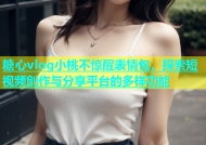糖心vlog小桃不惊醒表情包，探索短视频创作与分享平台的多样功能