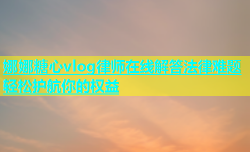 娜娜糖心vlog律师在线解答法律难题轻松护航你的权益