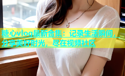 糖心vlog最新合集：记录生活瞬间，分享美好时光，尽在视频社区