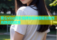 糖心vlog同款视频剪辑神器轻松制作高颜值短视频