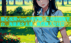 糖心视频vlog冉冉学姐：互动短视频平台，海量美女主播，免费聊天与社交