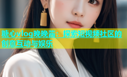 糖心vlog晚晚酱：探索短视频社区的创意互动与娱乐