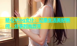 糖心Vlog女仆：记录生活美好瞬间，分享时尚日常