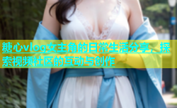 糖心vlog女主角的日常生活分享，探索视频社区的互动与创作