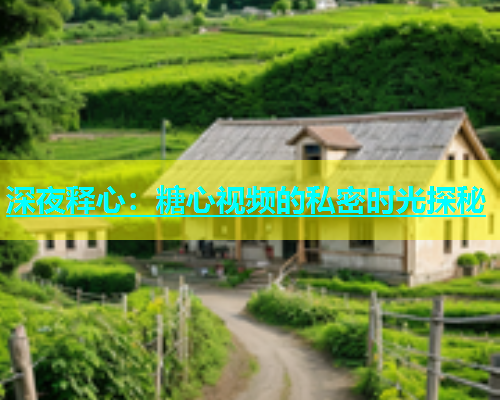 深夜释心：糖心视频的私密时光探秘  第2张