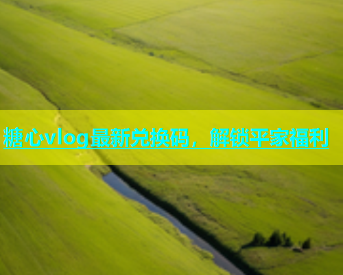 糖心vlog最新兑换码，解锁平家福利  第1张
