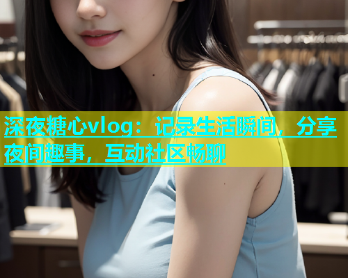深夜糖心vlog：记录生活瞬间，分享夜间趣事，互动社区畅聊  第2张