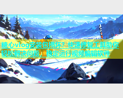糖心vlog安装包损坏？快速修复工具助你轻松解决问题，稳定运行视频编辑软件  第1张