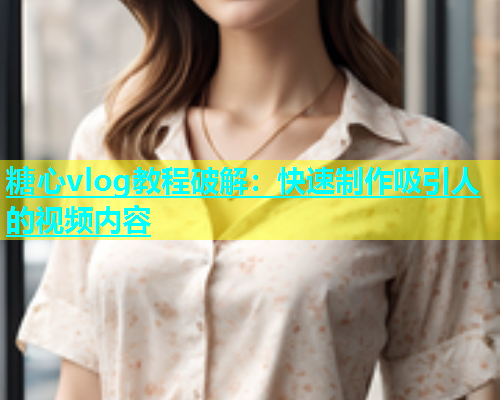 糖心vlog教程破解：快速制作吸引人的视频内容  第2张