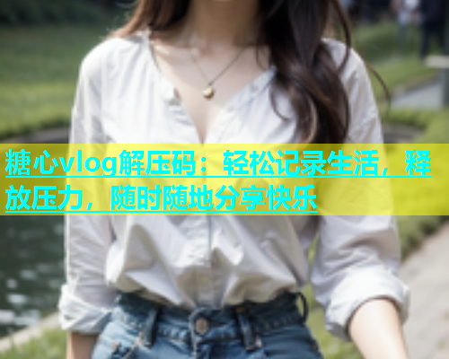 糖心vlog解压码：轻松记录生活，释放压力，随时随地分享快乐  第1张